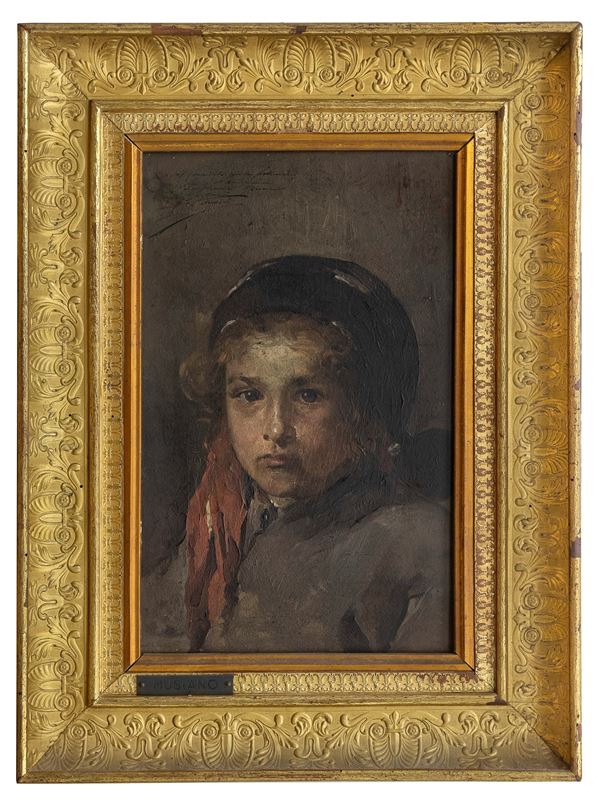 DIPINTO FANCIULLA CON BANDANA