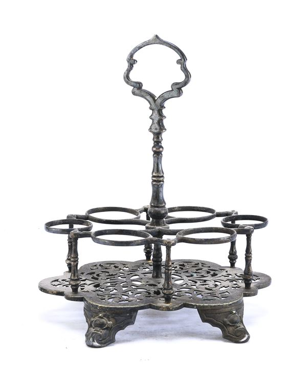 FUSTO DI OLIERA IN SILVERPLATED, SHEFFIELD 1860 ca.