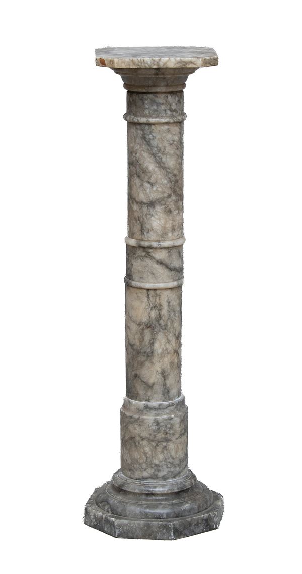 COLONNA IN MARMO BIGIO, XX SECOLO