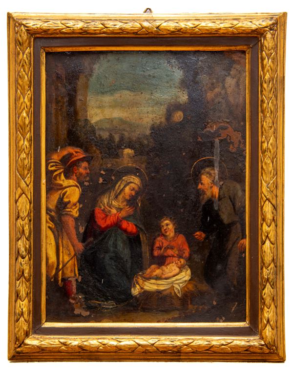 RAME ADORAZIONE DEI PASTORI, DEL XVI SECOLO