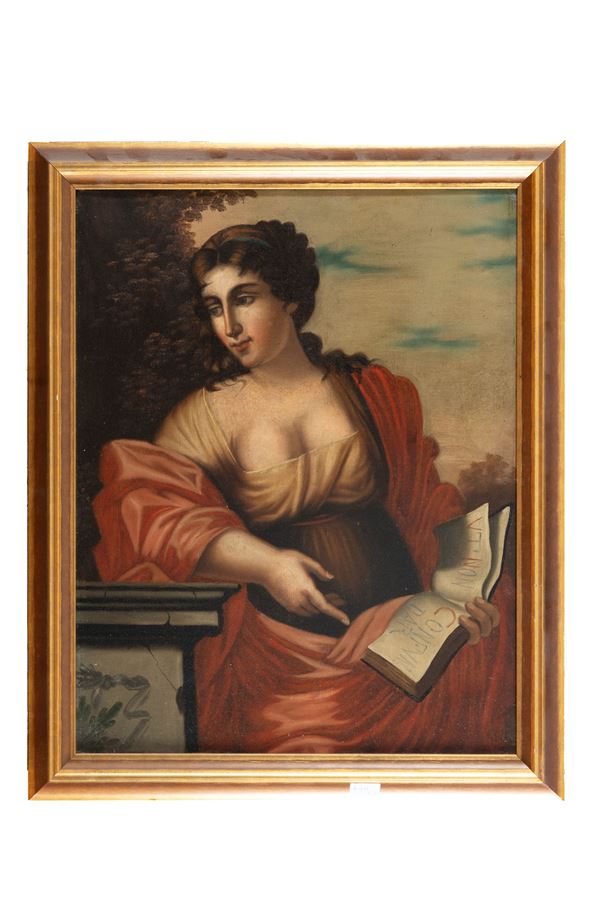DIPINTO SIBILLA DI SEGUECE DI GIOVANNI FRANCESCO ROMANELLI