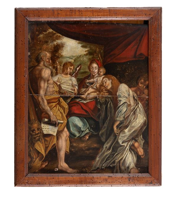 DIPINTO DI SEGUACE DI ANTONIO ALLEGRI DETTO CORREGGIO