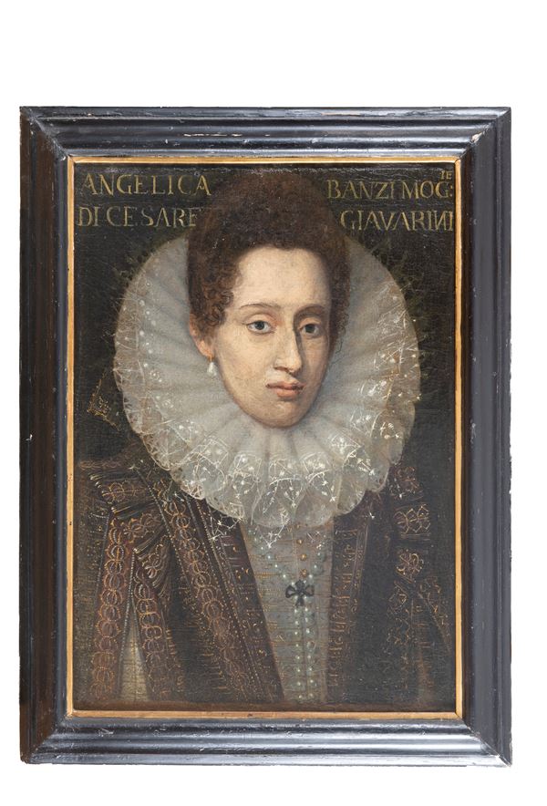 DIPINTO RITRATTO DI ANGELICA BANZI DI PITTORE EMILIANO