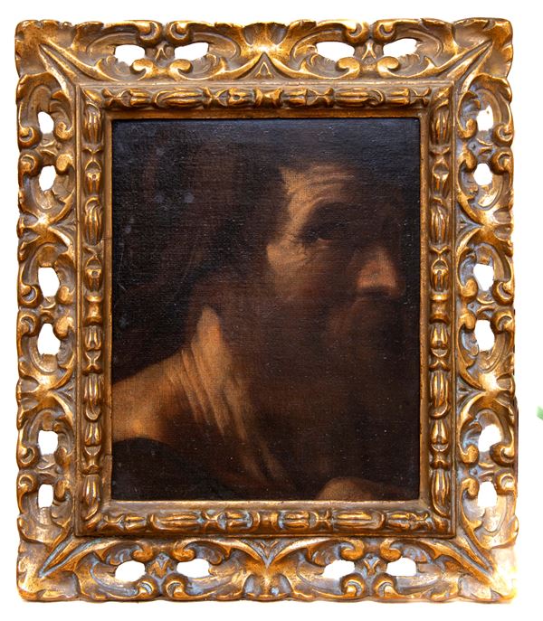 DIPINTO UOMO DELL'AMBITO DI SIMONE CANTARINI