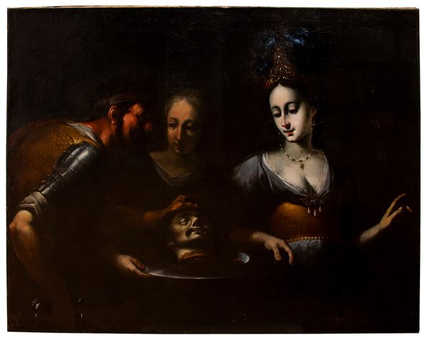 DIPINTO  GREGORIO PRETI (Taverna 1603 - Roma 1672)