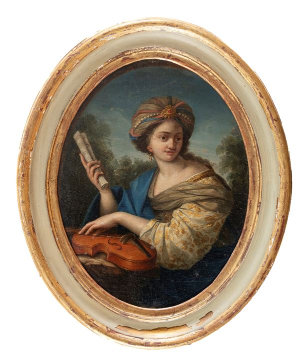 DIPINTO SANTA CECILIA DI GIOVANNI FRANCESCO ROMANELLI