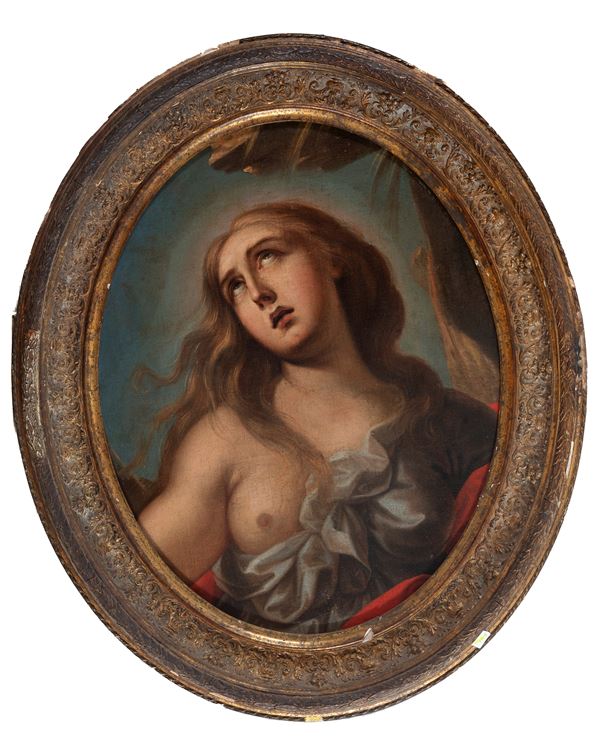 DIPINTO MADDALENA DI PITTORE BOLOGNESE DEL SEICENTO