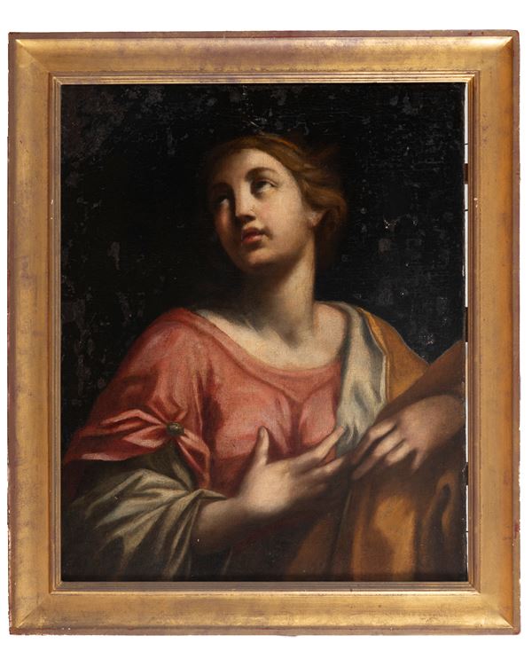 DIPINTO MADONNA ASSUNTA DI PITTORE EMILIANO DEL SEICENTO