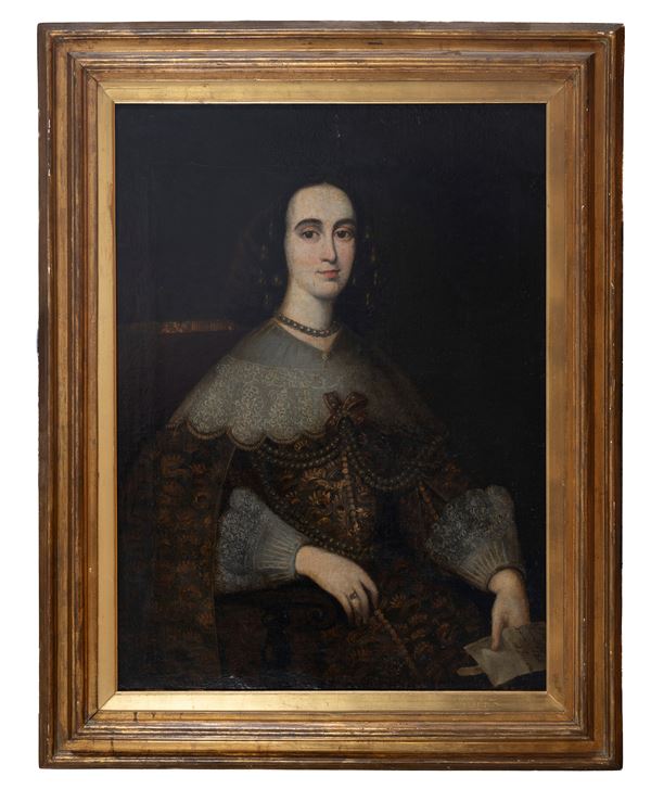DIPINTO RITRATTO DI LUCREZIA D'ESTE
