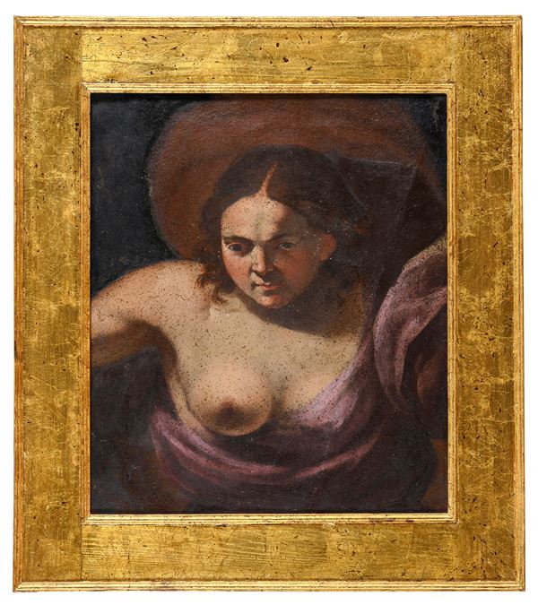DIPINTO ANGELO ANNUNCIANTE DI SEGUACE DI MATTIA PRETI
