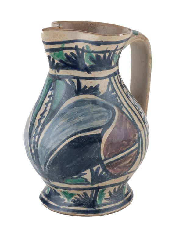 PICCOLA BROCCA IN MAIOLICA, FAENZA XVI SECOLO