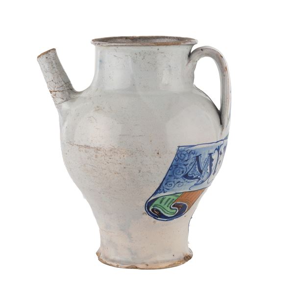 BROCCA IN MAIOLICA, DERUTA O CASTELDURANTE XVI SECOLO