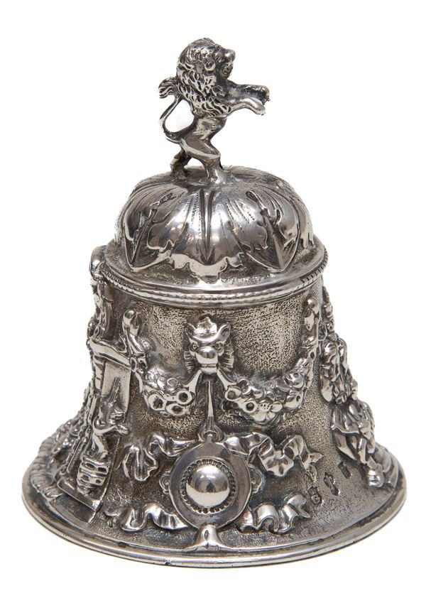 CAMPANELLO IN ARGENTO, CITTÁ DI HANAU SECONDA METÁ XIX SECOLO