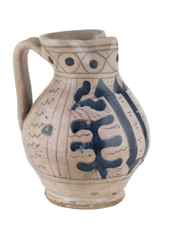 BROCCA IN MAIOLICA, PROBABILMENTE MONTELUPO FINE XV SECOLO