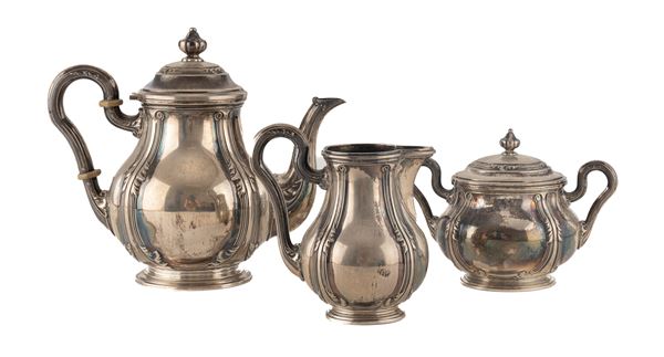SERVIZIO DA TÈ IN ARGENTO, ALESSANDRIA ANNI '40