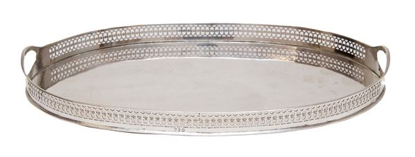 VASSOIO IN ARGENTO, LOMBARDO-VENETO VENEZIA 1830/1840