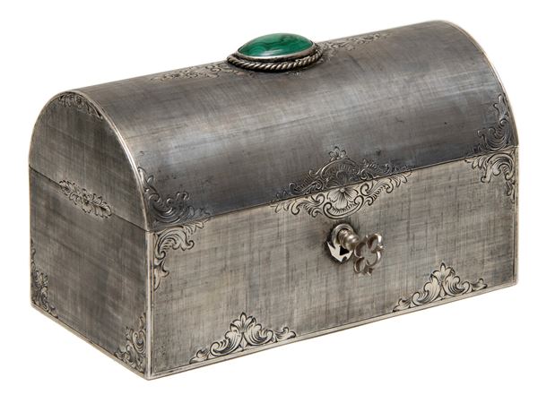 PORTA GIOIE IN ARGENTO, PUNZONE ITALIA ANNI '40