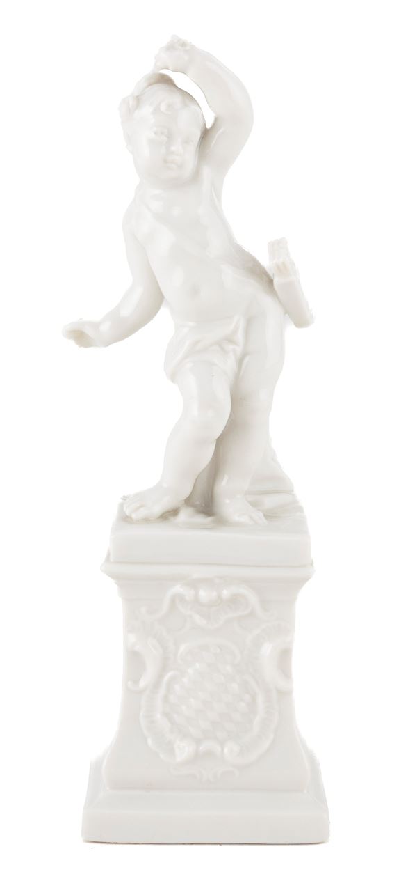 SCULTURA IN PORCELLANA, NYMPHENBURG XIX SECOLO