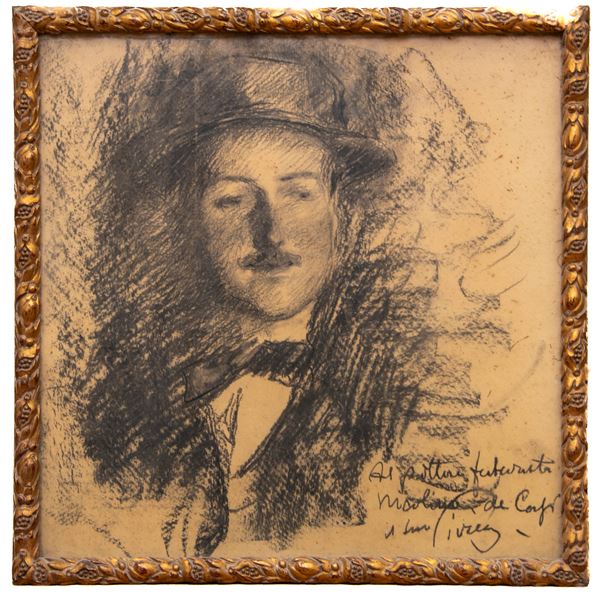 CARBONCINO RITRATTO DI ATTORE