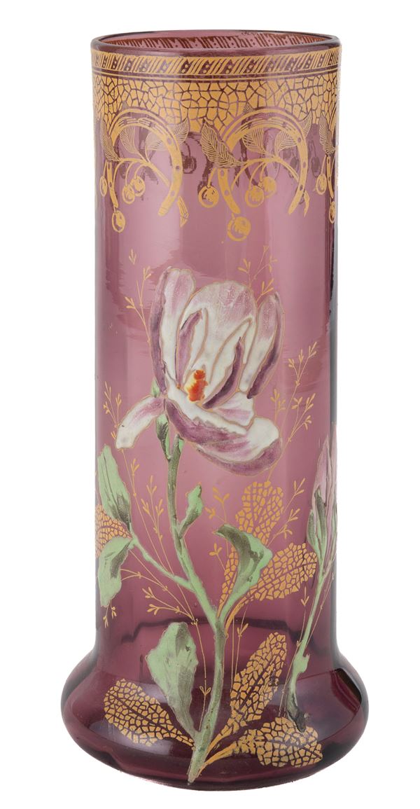 VASO IN VETRO, FRANCIA INIZI XX SECOLO