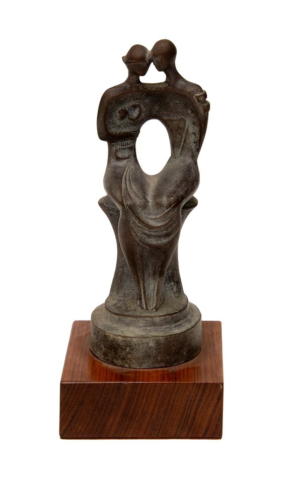 MULTIPLO IN BRONZO DI AUGUSTO CONTI