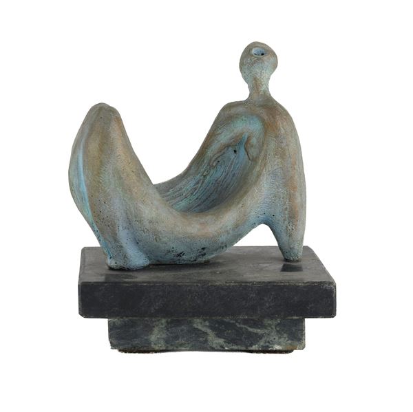 BRONZO DONNA IN ATTESA DI AUGUSTO CONTI