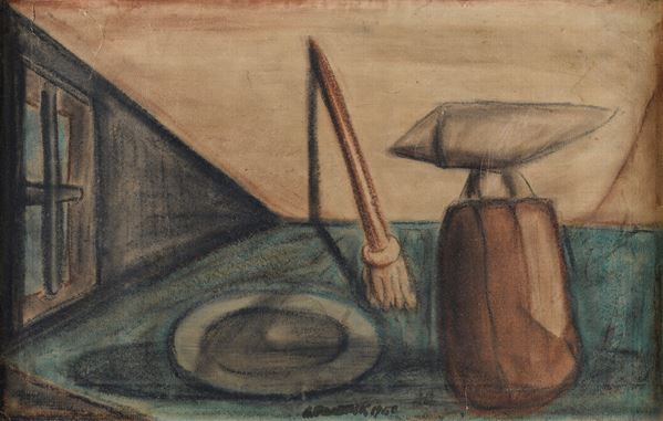 PASTELLO NATURA MORTA, 1950