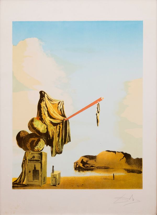 LITOGRAFIA DI SALVADOR DALÌ, 1986