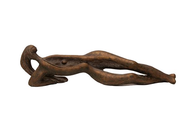 BRONZO DONNA IN ATTESA DI AUGUSTO CONTI