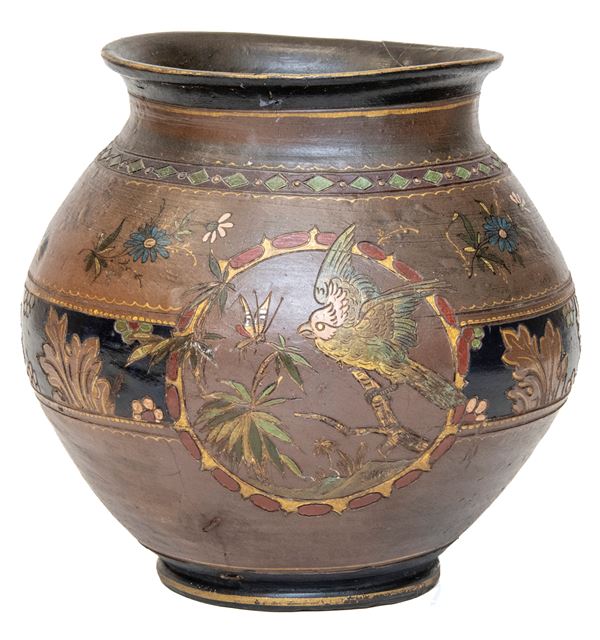 VASO IN TERRACOTTA, PERIODO DEL LIBERTY