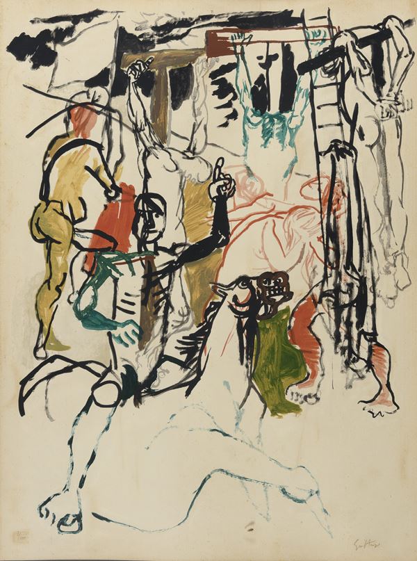 LITOGRAFIA DI RENATO GUTTUSO