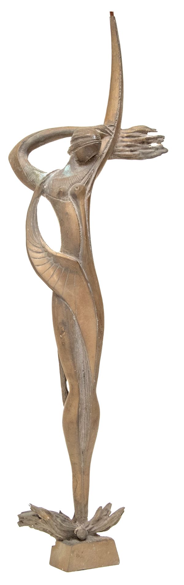 BRONZO LA FENICE DI AUGUSTO CONTI