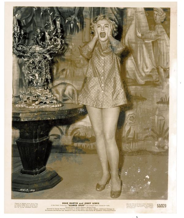 DUE FOTOGRAFIE DI SCENA CINEMA AMERICANO, 1953