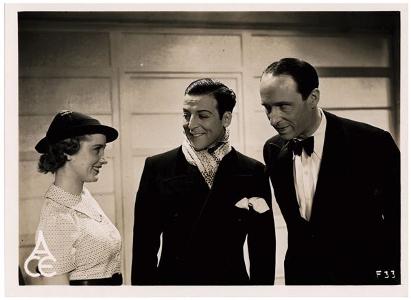 SETTE FOTOGRAFIE DI SCENA CINEMA FRANCESE, 1937