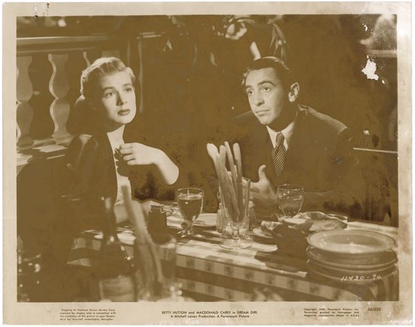 SEI FOTOGRAFIE DI SCENA CINEMA AMERICANO, 1948