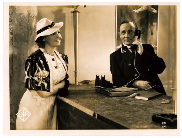 CINQUE FOTOGRAFIE DI SCENA CINEMA TEDESCO, 1937