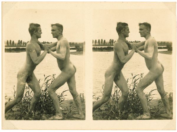 CINQUE FOTOGRAFIE DI MODELLI DEL NOVECENTO