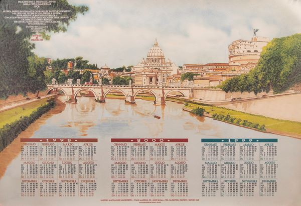 POSTER DEL PROGETTO SUL TEVERE DI SANDRO MACCALLINI
