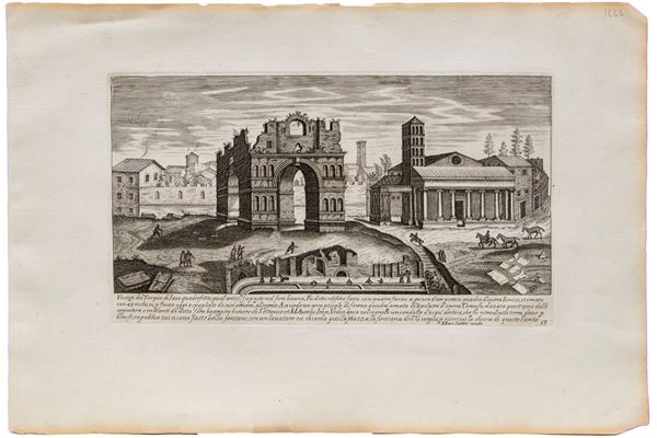TRE STAMPE MONUMENTI ROMANI