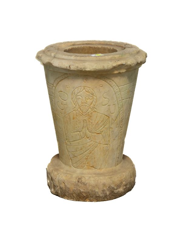 VASO IN MARMO, XVIII SECOLO