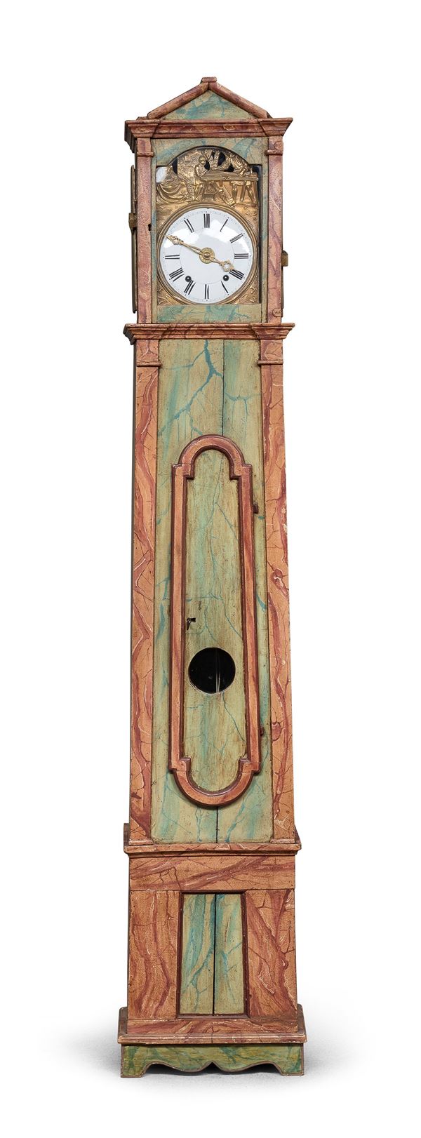 OROLOGIO DA TORRE, PROBABILMENTE MARCHE XVIII SECOLO