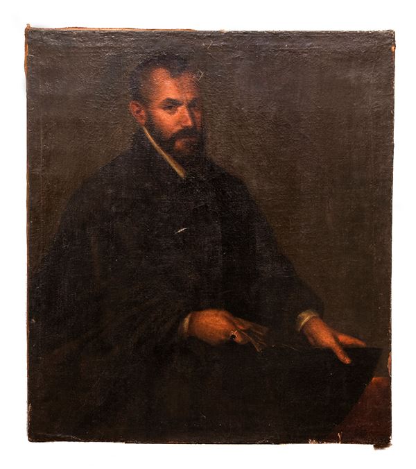 DIPINTO RITRATTO DELLA BOTTEGA DI DOMENICO TINTORETTO