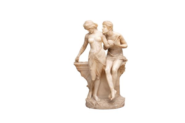 GRUPPO IN MARMO SCENA MITOLOGICA