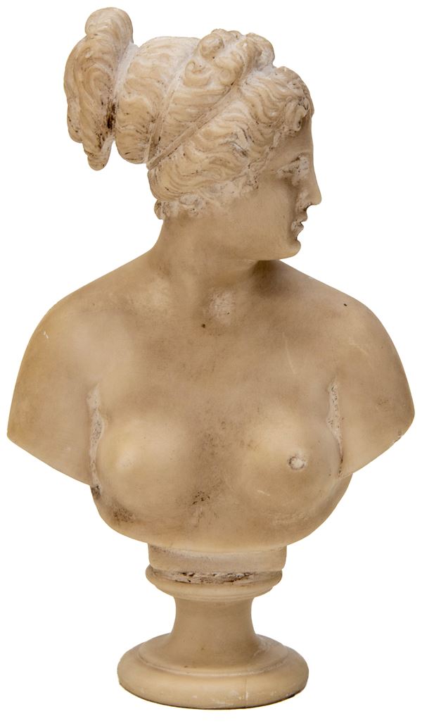 BUSTO DI VENERE IN MARMO BIANCO, XIX SECOLO