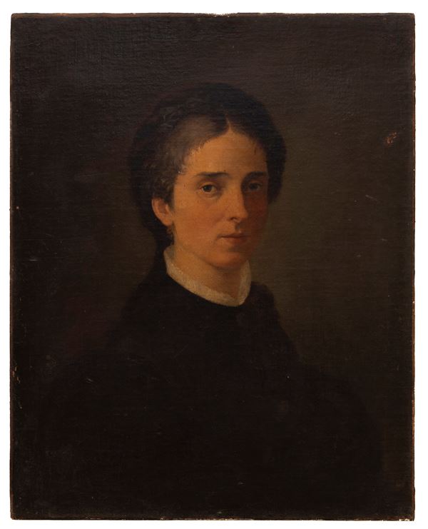 DIPINTO RITRATTO DI DONNA DEL XIX SECOLO