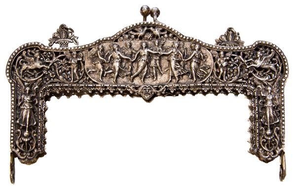 CERNIERA IN ARGENTO, ITALIA FINE XIX SECOLO