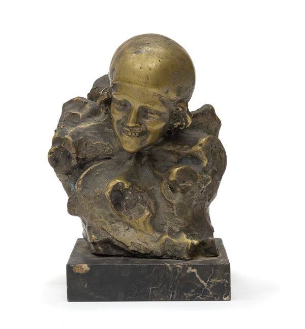 BRONZO GIULLARE DI FRANCESCO PARENTE