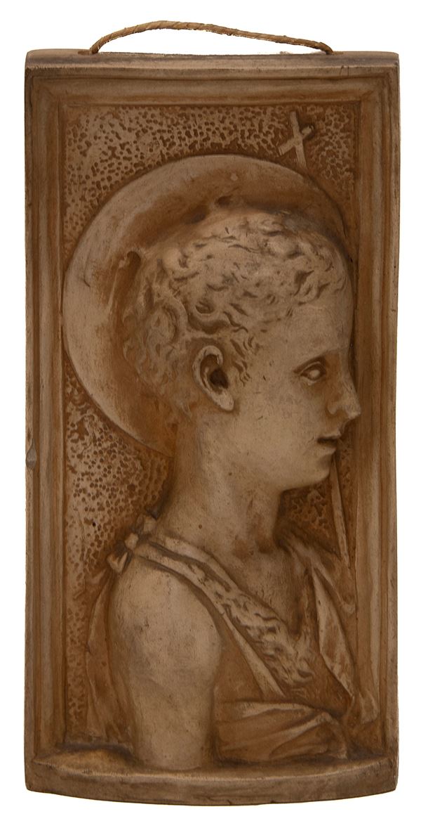 PICCOLO BASSORILIEVO IN CERAMICA, XX SECOLO