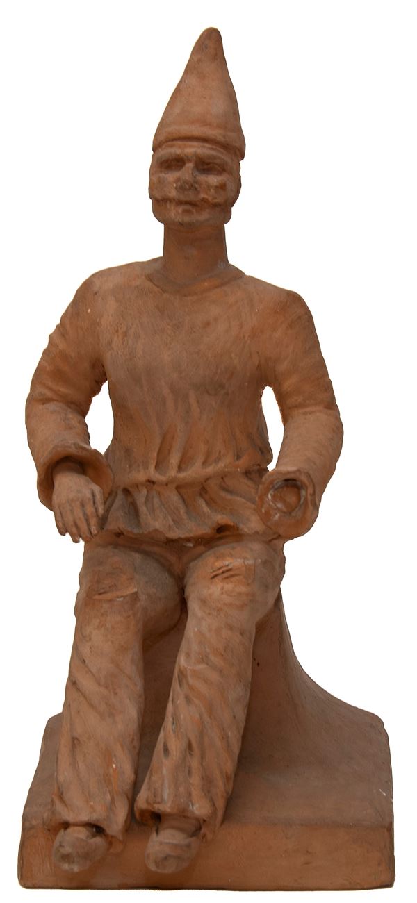 SCULTURA IN TERRACOTTA, PROBABILMENTE NAPOLI FINE XIX SECOLO