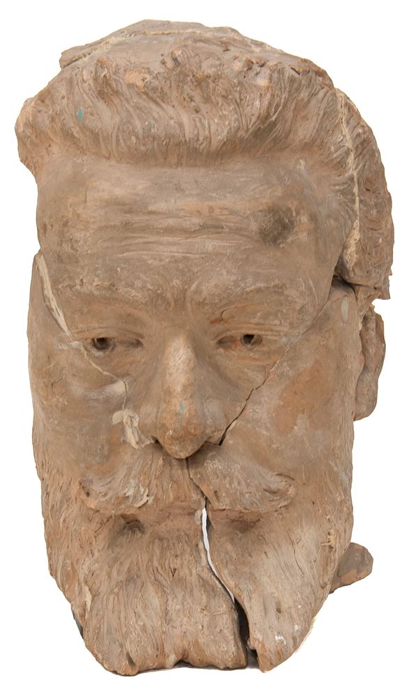 RESTI DI TESTA IN TERRACOTTA, XIX SECOLO